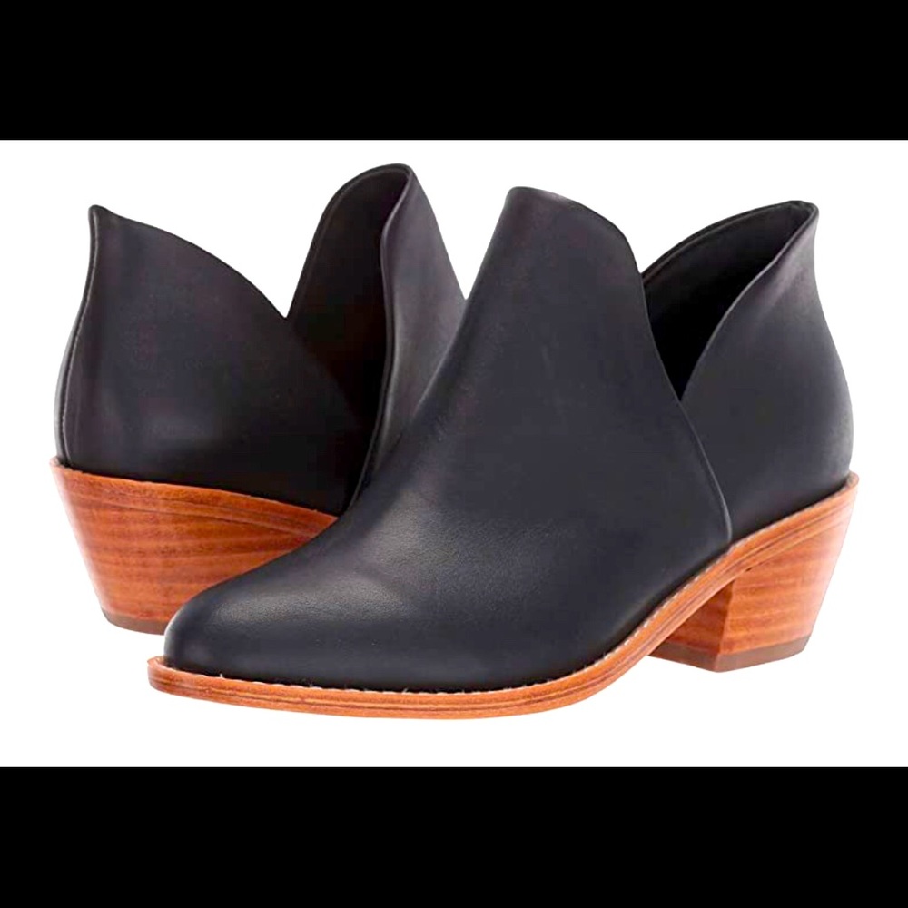 Fortress of Inca Black Leather Boots